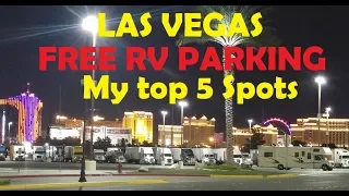 EP024 Free RV parking in Las Vegas (casino boondocking)