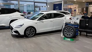 Hyundai i30 Fastback N-line leaving showroom