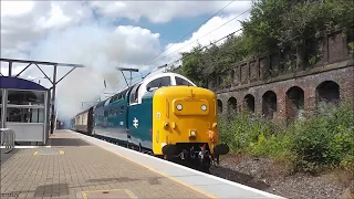 Best of the Class 55 "Deltic" in Scotland with Thrash