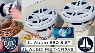 JL Audio M880 8.8' Speakers, Bluetooth & Amp Install