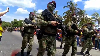 DESFILE MILITAR  20 DE JULIO/22 CONMEMORACIÓN INDEPENDENCIA DE COLOMBIA. RIOHACHA, GUAJIRA