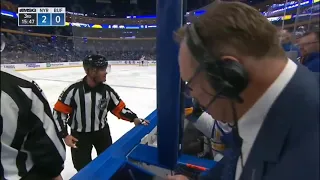 Ref Tells Jeff Skinner "F... Off" After Agruing Ref's Call