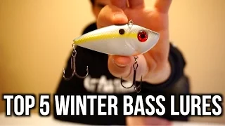 TOP 5 WINTER BASS FISHING LURES - Bass Fishing Tips