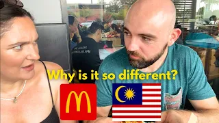 Trying Malaysia McDonalds for the first time