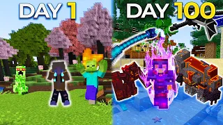 I Survived 100 Days In HARDCORE Better Minecraft....... Here's How I Did It.....