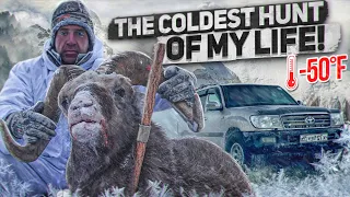 Hunting at the Pole of Cold: Yakut Bighorn Sheep (Extremely Cold: -50°F)