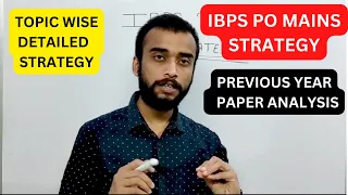 IBPS PO MAINS 2022  STRATEGY | IBPS PO MAINS PREVIOUS YEAR PAPER ANALYSIS | VISION BANKING