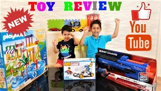 Playmobil | Unboxing and Playing with Playmobil Water Park with Slides | Review