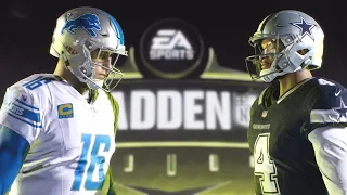 Madden NFL 24 - Detroit Lions Vs Dallas Cowboys Simulation PS5 Gameplay (Updated Rosters)