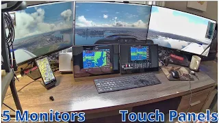 MSFS 2020 Test Flight - 7900X3D, 4070Ti, Multiple Monitors, Touch Panels