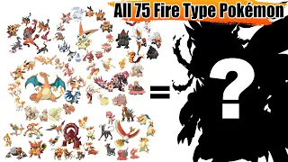 WORLD RECORDS : All 75 Fire Type Pokémon Fusion by Region (Gen 1 - Gen 8) | Max S