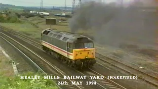 BR in the 1990s Healey Mills Railway Yard (Wakefield. Yorks) on 24th May 1994