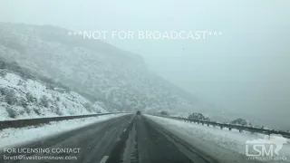 2-21-19 Sedona, AZ - Heavy Snowfall Rates, Beautiful Winter Views