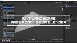 #18.ANT Landscape Free Addon in Blender| Blender 3.x Tutorial