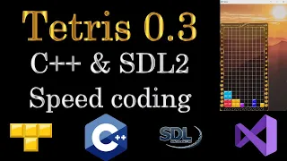 How to make a Tetris game in C++ (Speed coding)