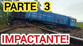 INFORME DESDE el LUGAR DEL DESCARRILO ⚠️ Trenes Argentinos ⚠️ URQUIZA CARGAS PARTE 3 Locomotora 7908