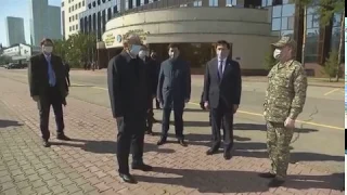 Президент Казахстана встретился с военнослужащими бригады территориальной обороны города Нур-Султан