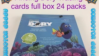 Finding Dory Upper Deck trading cards full box of 24 packs opened