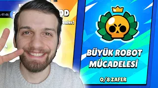 BÜYÜK ROBOT MÜCADELESİ BİTİRDİM  | brawl stars