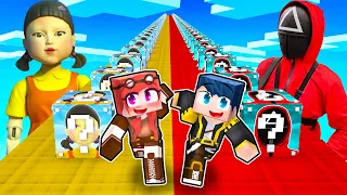 LA CORSA DEI LUCKY BLOCK DI SQUID GAME! - MINECRAFT