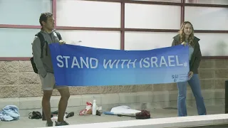 Tulane students marched in support of victims of the Israel-Hamas war