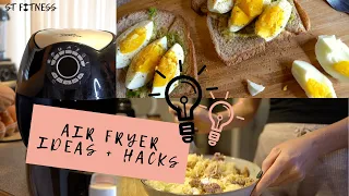 3 Air Fryer Recipes (that you didn't know you could make) + Air Fryer Hacks🍴😱