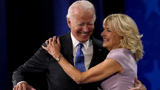 President Biden arrives at Moffett Field for Bay Area campaign visit