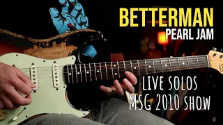 Pearl Jam Betterman Solos - Live at MSG 2010 | Guitar Lesson