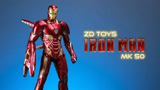 Unboxing ZD Toys IRONMAN Mark 50 ( Mini Hot Toys IRON MAN ) IRON MAN Mk.50