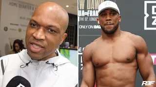 DERRICK JAMES REACTS TO ANTHONY JOSHUA CAREER HEAVIEST WEIGHT VS JERMAINE FRANKLIN