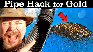 Gold Prospecting Hack - Find Gold Using a Rain Gutter! 🏆🔩