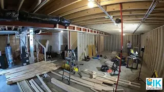 Basement finishing time lapse / Full house remodeling