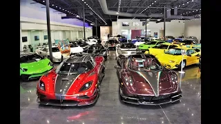 The Best Hypercars Koenigsegg Agera XS, Pagani Huayra BC Supercar Paradise at Prestige Imports Miami