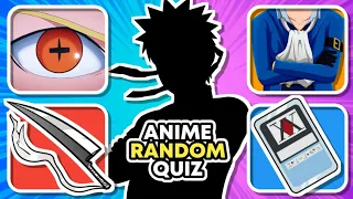 Anime Random Quiz #3 ( Silhouette, Item, Weapon, Alive Or Dead, Gender, etc )