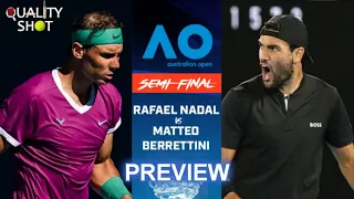 🎾Australian Open 2022 Semi Final Preview & Prediction: Nadal vs Berrettini