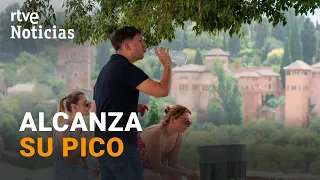 OLA DE CALOR: ANDALUCÍA, ARAGÓN y CASTILLA-LA MANCHA, en ALERTA ROJA por ALTAS TEMPERATURAS | RTVE