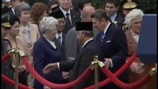 President Reagan and President Soeharto of Indonesia Remarks on October 12, 1982