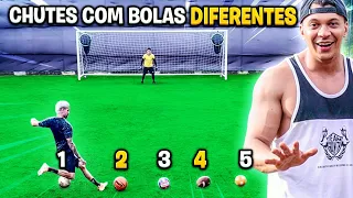 A ROLETA DECIDE QUAL BOLA VAMOS CHUTAR! Ft. Cocielo