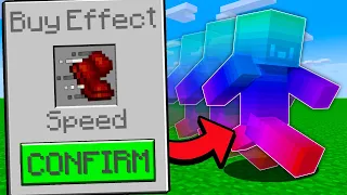 Minecraft Manhunt, But I Can Buy Effects...