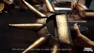 How to paint realistic metallic effects with acrylics