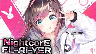 Nightcore - FL-AI-YER - Kizuna A.I (Romaji Lyric)