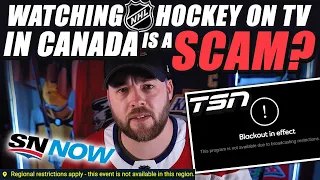 Watching NHL Hockey in Canada is a... Scam? #RANT