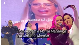 Maiara e Maraisa após morte Marilia Mendonça