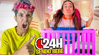 VIREI UM BEBÊ POR 24 HORAS *deu ruim