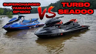 Seadoo rxpx turbo vs GP1800R (I put a bigger turbo on my seadoo)