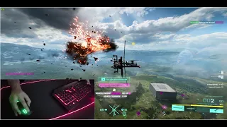 Attack Helicopter Apache with Handcam | Battlefield 2042 | T4N Shahin