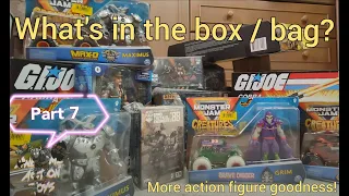 What's in the box / bag part 7. Discovering action figures & toys I've had in storage for 4-5 years