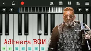 KGF 2 Villain BGM | Adheera Mass BGM | Easy Piano Tutorial