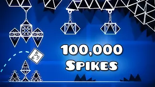 Stereo Madness, but with 100,000 Spikes!