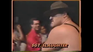 Sgt Slaughter vs Boris Zhukov   AWA on ESPN Sept 24th, 1985
